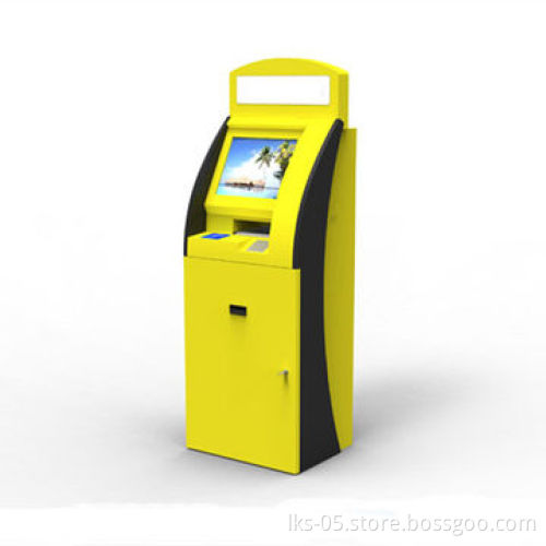Kiosk enclosure cabinet with touch screen and payment components for OEM/ODM orders